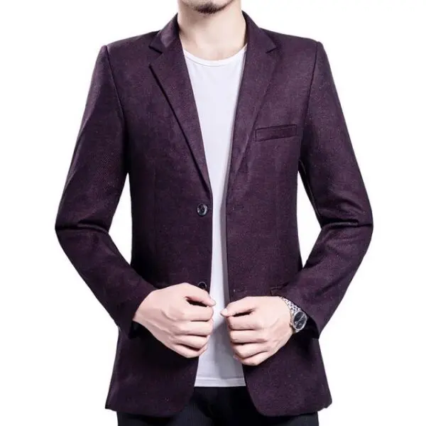 Blazer costume homme slim fit – Image 3