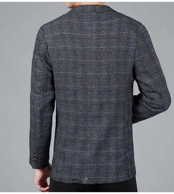 Blazer homme slim fit mode – Image 3