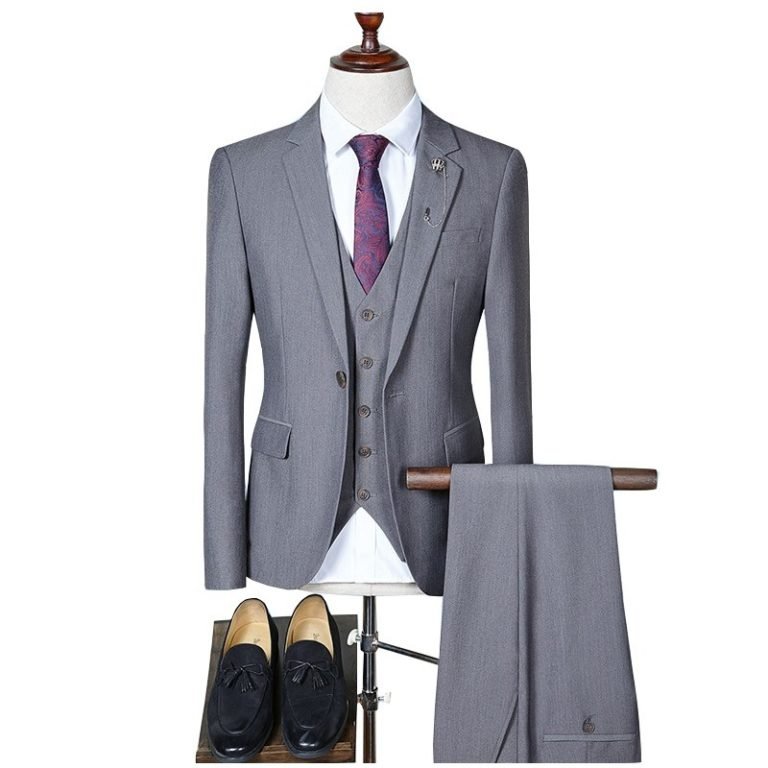 Oralidera Gilet Costume Homme Formel Sans Manches - Veste Mariage Business Slim Fit Avec Poches