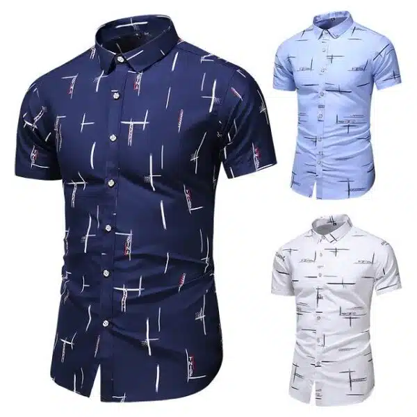 chemise manche courte homme mode 2024