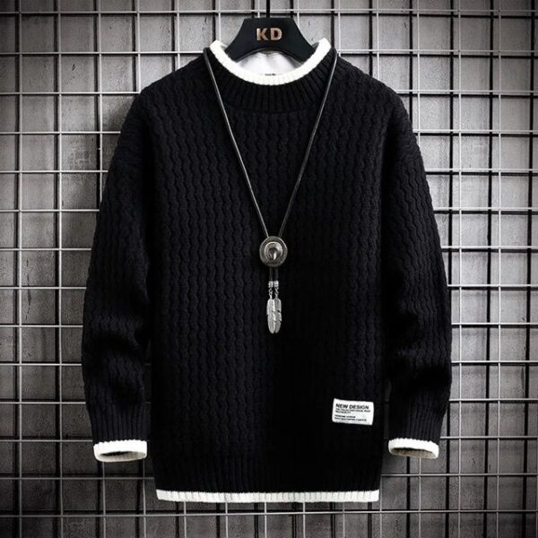 Pull homme rayé – Image 3