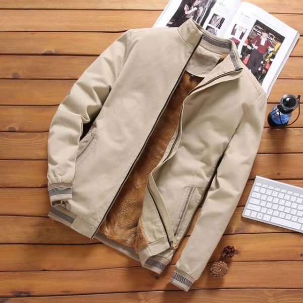 Veste Bomber Homme Mi-saison - Style Décontracté Américain - Pour Ski, Travail, Sortie - Coupe Moderne Et Confortable