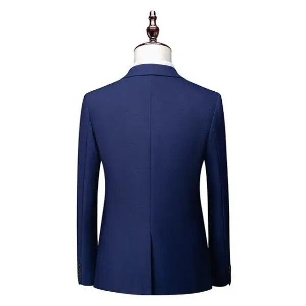 Costume homme marié bleu – Image 2