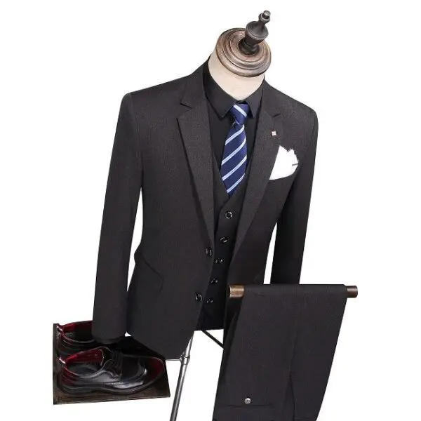 Costume mariage noir – Image 2