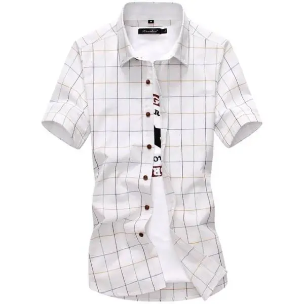 Chemise à carreaux homme – Image 3