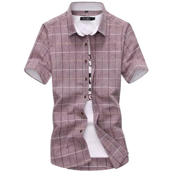 Chemise à carreaux homme – Image 4