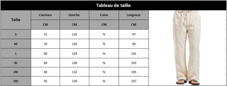 Pantalon lin homme pas cher - Pantalons homme mode 2025