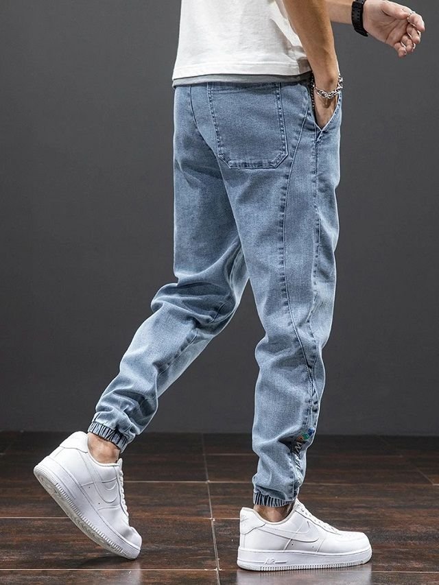 Pantalon Homme Décontracté Droit En Lin – Coupe Confort Pour Tous Les Jours, Sport, Sortie – Taille Ajustée