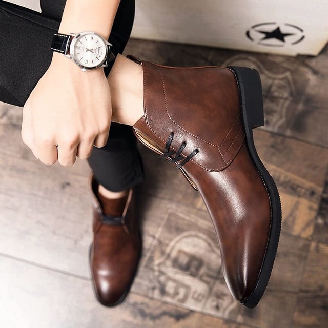 Boots homme cuir luxe - Boots tendances mode 2024