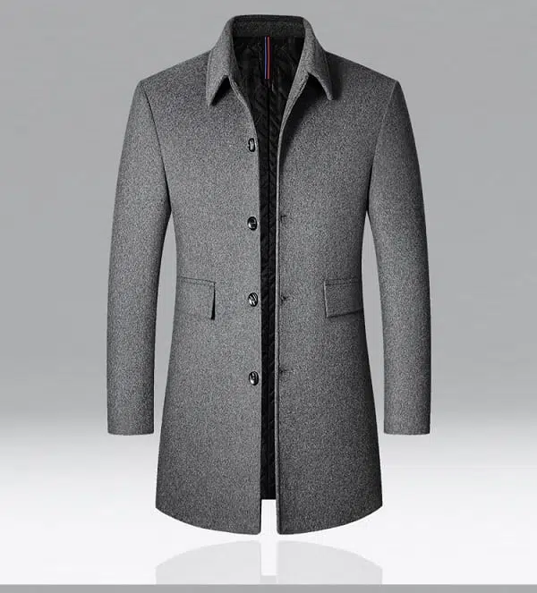 Manteau long homme chaud, stylé et confortable : Mode 2024