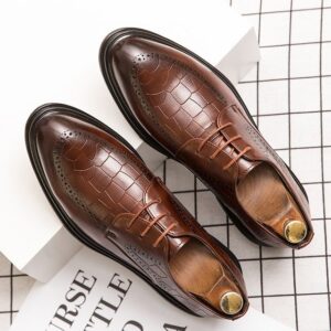 Chaussures oxford en cuir
