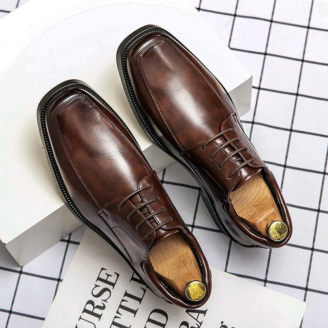 Chaussures oxford en cuir