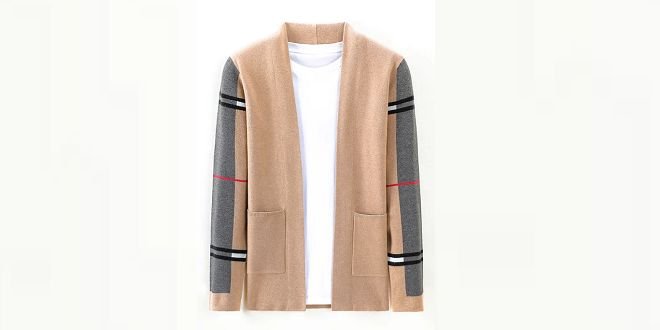 Cardigan Homme 2025 à Fermeture Éclair Longue - Style Décontracté Avec Poches Et Motif Tête De Mort