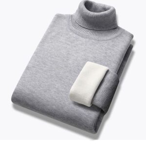Pull col roulé chaud homme