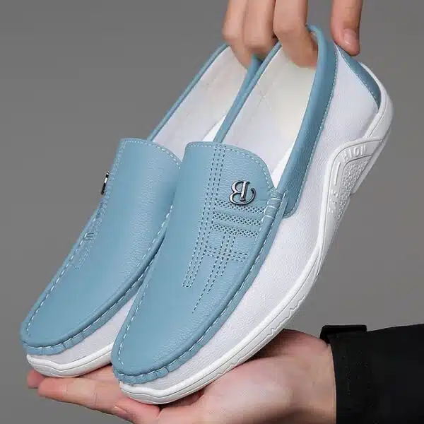 Mocassin en cuir véritable pour homme – Image 4
