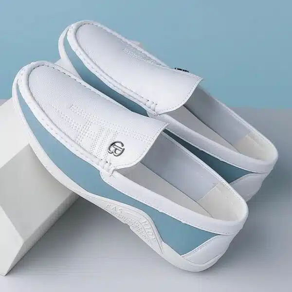 Mocassin en cuir véritable pour homme