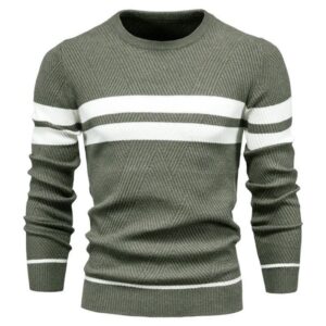 Pull col rond homme