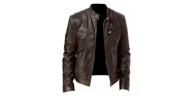 Blouson cuir homme grande taille 2025