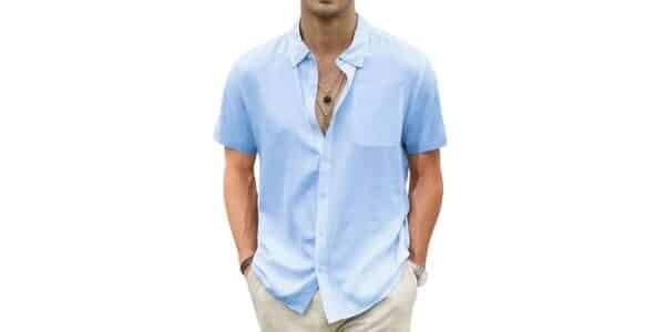 Patron De Couture Vintage – Paris Luxe – Chemise Homme Manches Courtes – T44