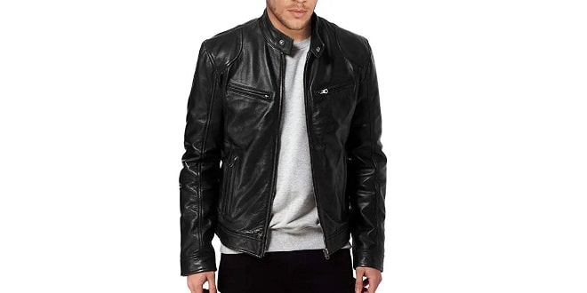 Veste en cuir tendance homme 2025